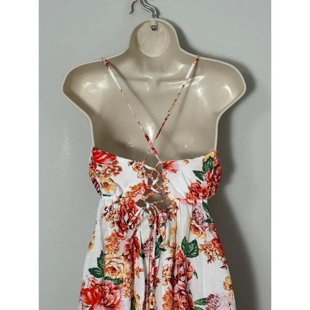 NWT Maaji Carnation Paulina Floral Empire Waist Mini Dress Size M - Picture 15 of 16